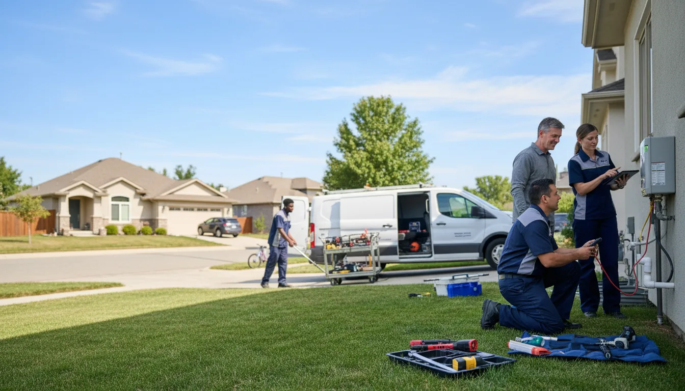 Tankless water heater service in Dana, IL